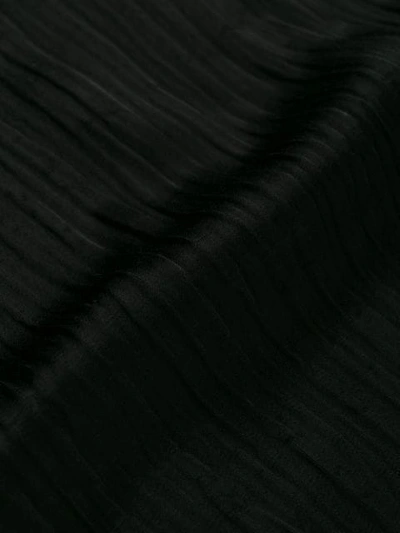 Shop Forte Forte V-neck Ribbed Blouse In Black