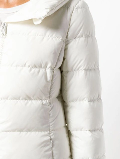 Shop Herno Glove Insert Padded Jacket In White