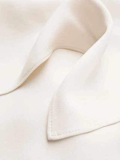 Shop Stella Mccartney Long-sleeved Flared Dress In White