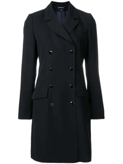 Shop Vanessa Seward Tailored Fitted Coat - Black