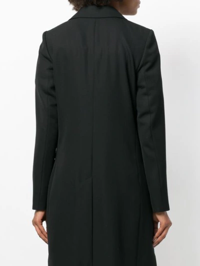 Shop Vanessa Seward Tailored Fitted Coat - Black