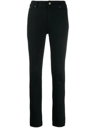 Shop Karl Lagerfeld Skinny Denim Jeans In Black