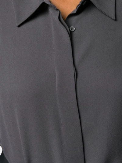 Shop Tom Ford Silk Shirt In Grey