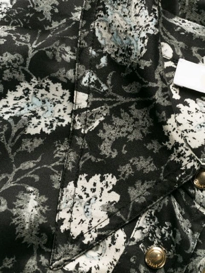 Shop Chloé Floral Shirt In Black