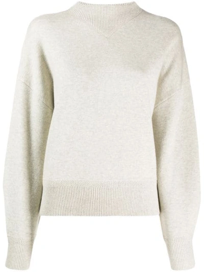 Shop Isabel Marant Étoile Karl Oversized Jumper In Neutrals