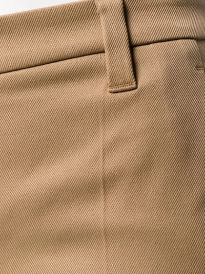 Shop Brunello Cucinelli Straight Trousers In Neutrals