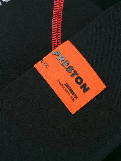 Shop Heron Preston Logo-print Cropped Top In Black
