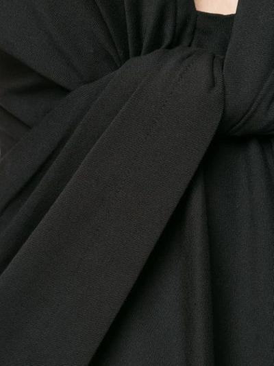 Shop Kitx Ember Twist-detailed Dress In Black