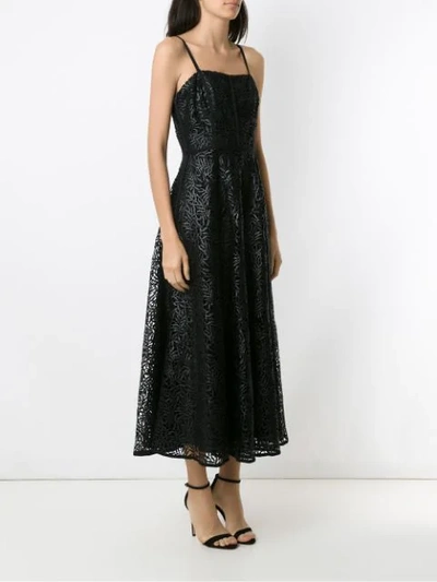 Shop Tufi Duek Lace Gown In Black