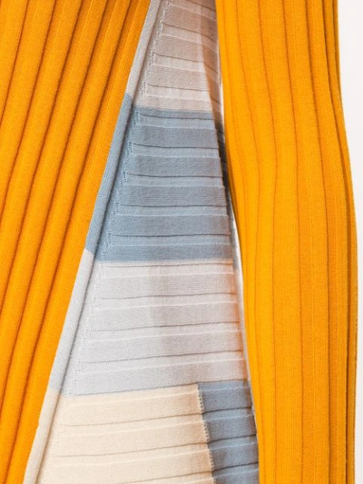 Shop Rosetta Getty Stripe Panel Jumper In Orange