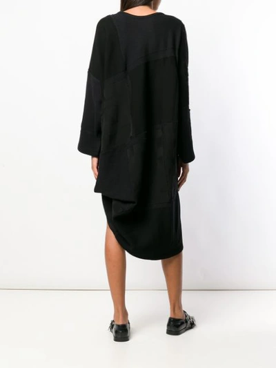 YOHJI YAMAMOTO LOOSE FITTED DRESS - 黑色