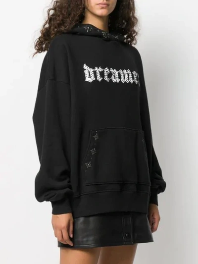 Dreamer Studded Hoodie In Black