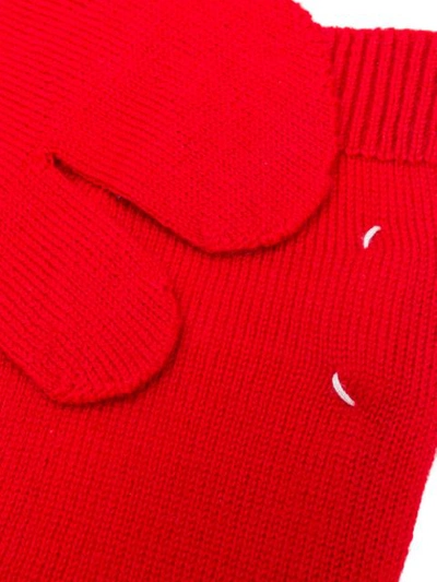 Shop Maison Margiela Tabi Socks - Red