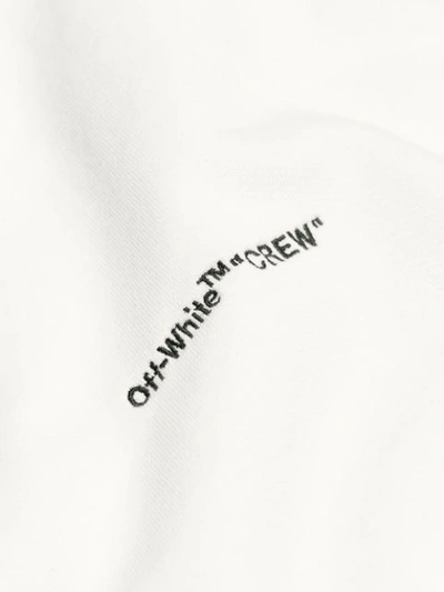 Off-white Printed Sweatshirt - Neutrals In Neutrals