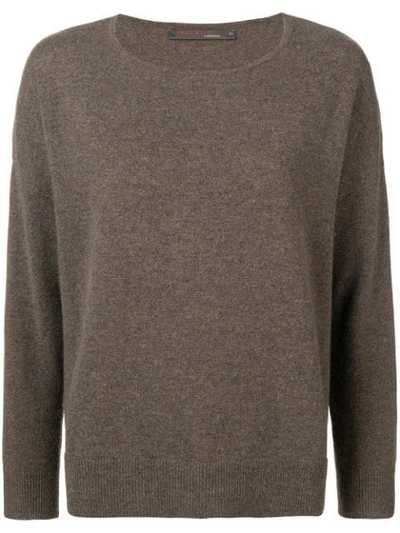 Shop Incentive! Cashmere Cashmere Crew Neck Sweater - Brown