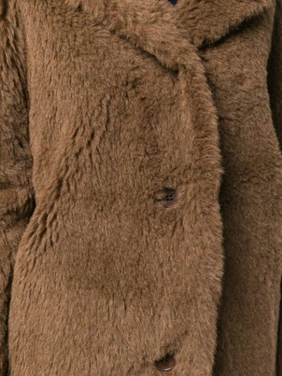 Shop Aspesi Oversized Coat - Brown