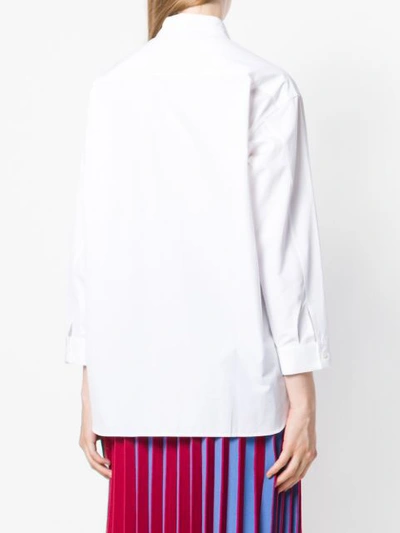 Shop Aspesi Button Down Shirt In White