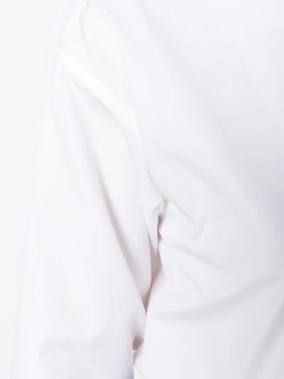 Shop Aspesi Button Down Shirt In White
