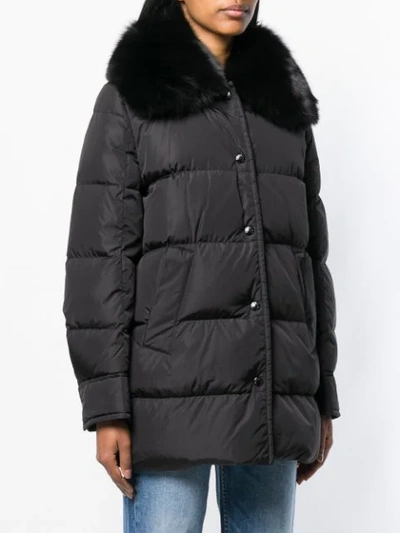 Moncler Mesange Quilted Down Puffer Coat With Removable Genuine Fox Fur  Collar In Black | ModeSens
