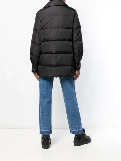 Shop Moncler Mesange Padded Coat In Black