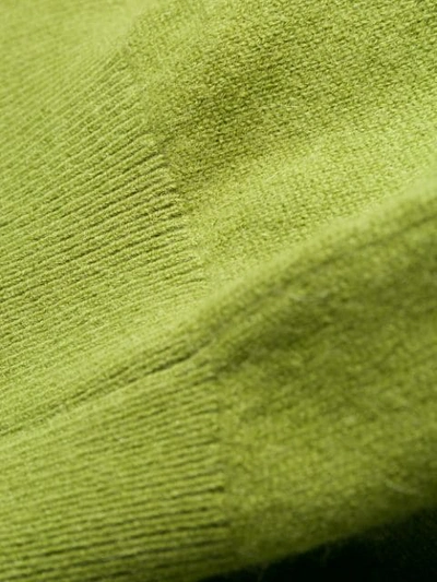 ALEXANDER WANG V领针织毛衣 - 绿色
