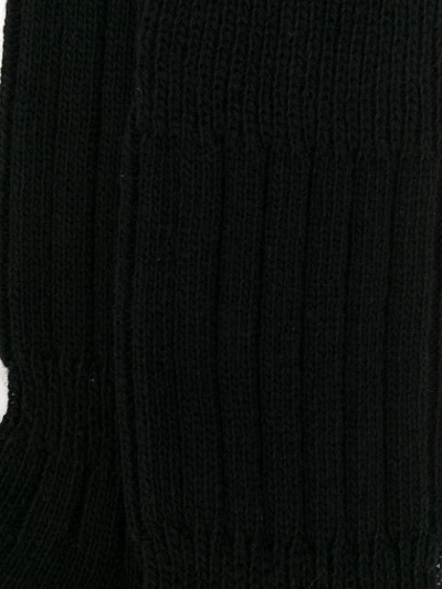 Shop Gosha Rubchinskiy Knitted Socks In Black