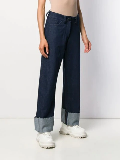 BARBARA BOLOGNA WIDE-LEG FLARED JEANS - 蓝色