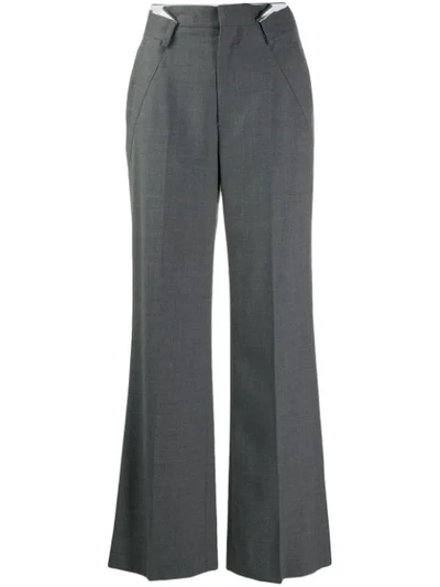 Shop Maison Margiela Re-worked Trousers In Grey