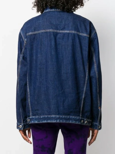Shop Dsquared2 Straight-fit Denim Jacket In Blue