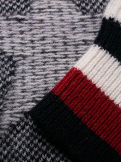 Shop Tommy Hilfiger Intarsia-knit Jumper In Black