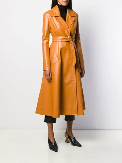 BELTED WRAP COAT
