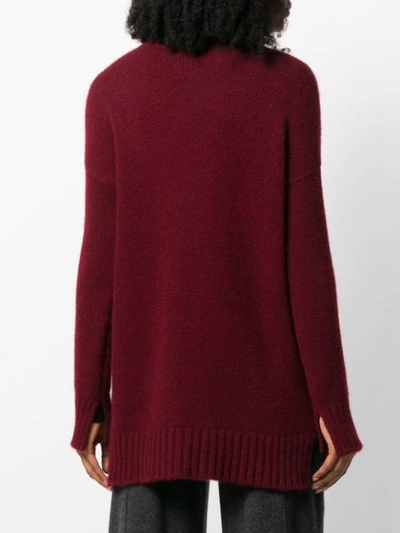 Shop Pringle Of Scotland Roll Neck Sweater In Red
