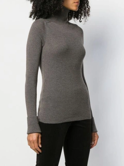 Shop Holland & Holland Knitted Top In Brown