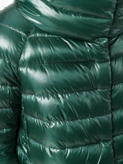 Shop Herno Sofia Puffer Jacket In Green