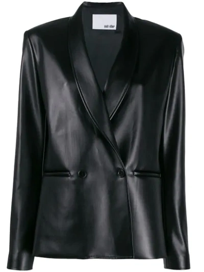 Shop Each X Other Shawl Collar Blazer In Black