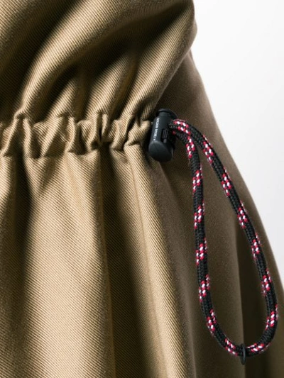 Shop Golden Goose Drawstring High-waist Skirt In Neutrals