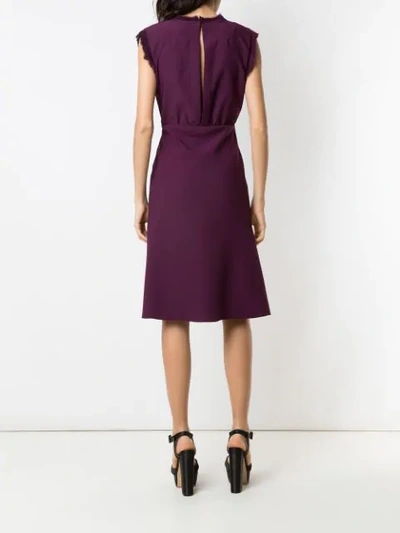 Shop À La Garçonne Clássico Midi Dress In Purple