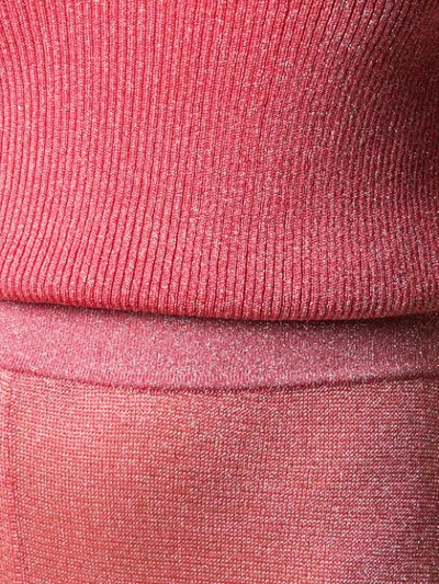 Shop Missoni Shimmer Knit Jumpsuit In Pink