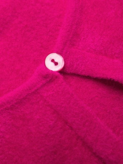 Shop Antonino Valenti Single-button Cardigan In Pink