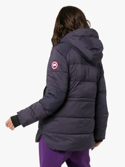 Shop Canada Goose Alliston Hooded Jacket In Blue