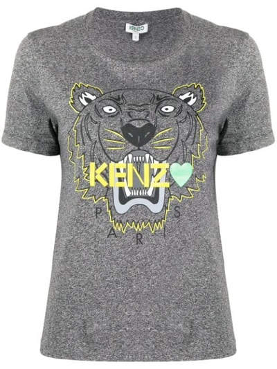 Shop Kenzo Tiger T-shirt In Grey