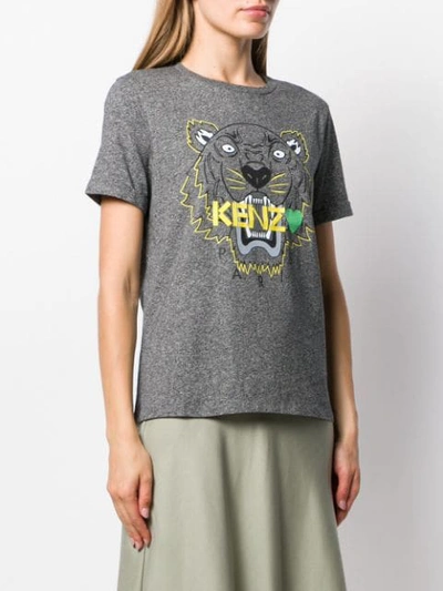 Shop Kenzo Tiger T-shirt In Grey