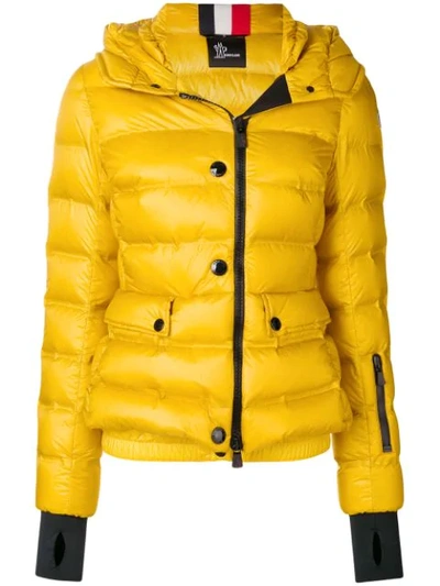 Shop Moncler Armotech Padded Jacket In Yellow