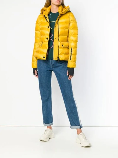 Shop Moncler Armotech Padded Jacket In Yellow