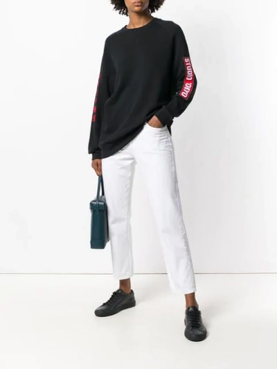 Shop Zoe Karssen Studio Tokyo Oversized Sweatshirt - Black