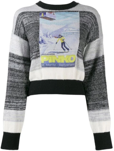 Shop Pinko St Moritz Sweater In Grey