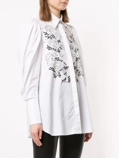 Shop Acler Vallen Shirt In White