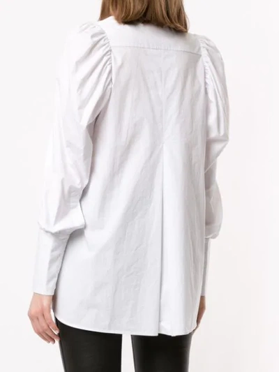 Shop Acler Vallen Shirt In White