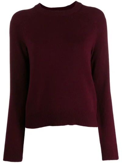 Shop Ganni Port Royale Knit Pullover In 431 Port Royale