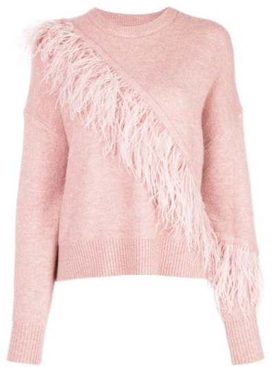 Shop Cinq À Sept Merritt Sweatshirt In Pink